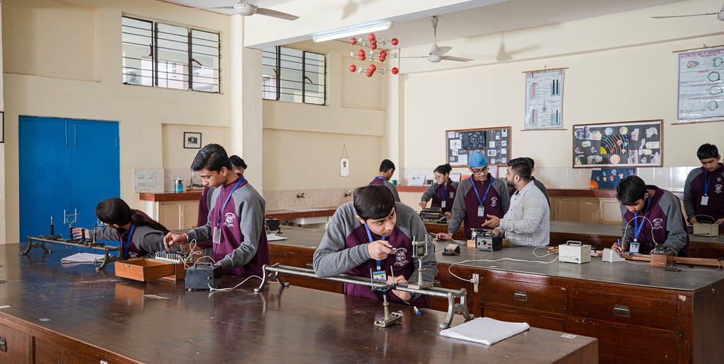 Students Learning Programme at Cambridge School, Srinivaspuri