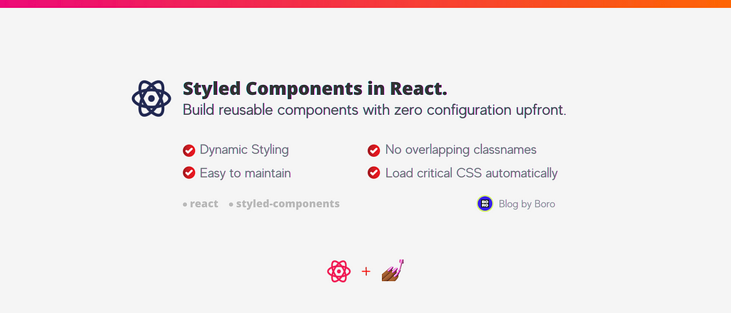 Styled Components in React
