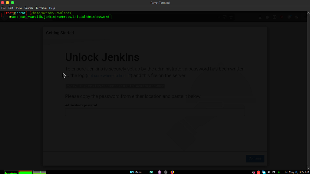 Jenkins default password