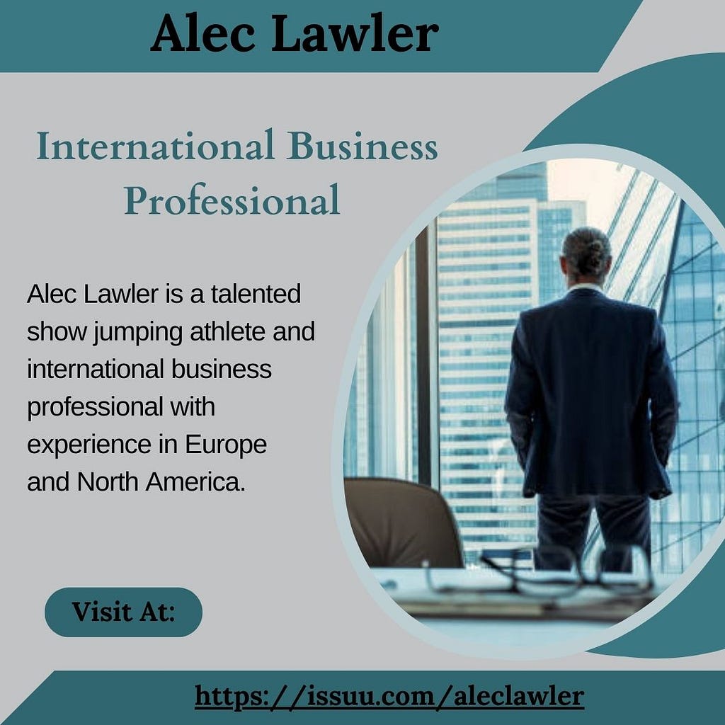 Alec Lawler is a world-renowned show jumping athlete and entrepreneur with a Bachelor of Science in Earth Systems from Stanford University.