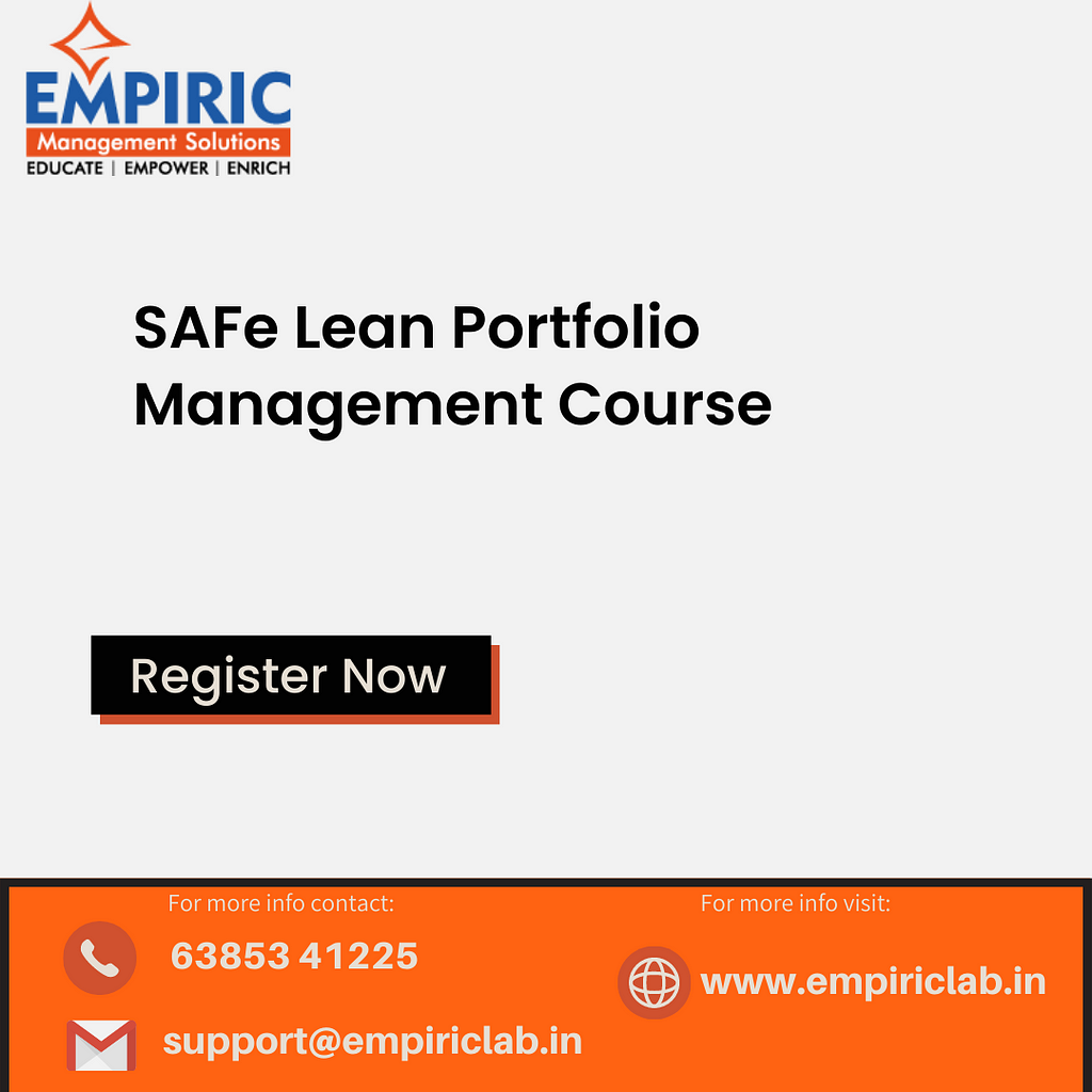 SAFe Lean Portfolio Management Certification Training in Singapore