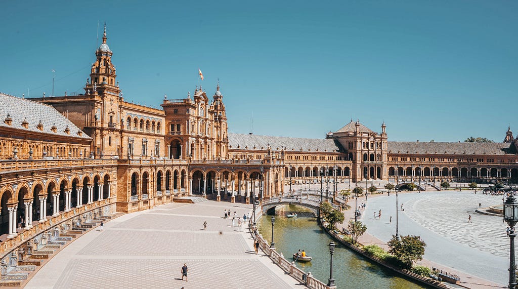 Plaza de Espana in Seville, Spain