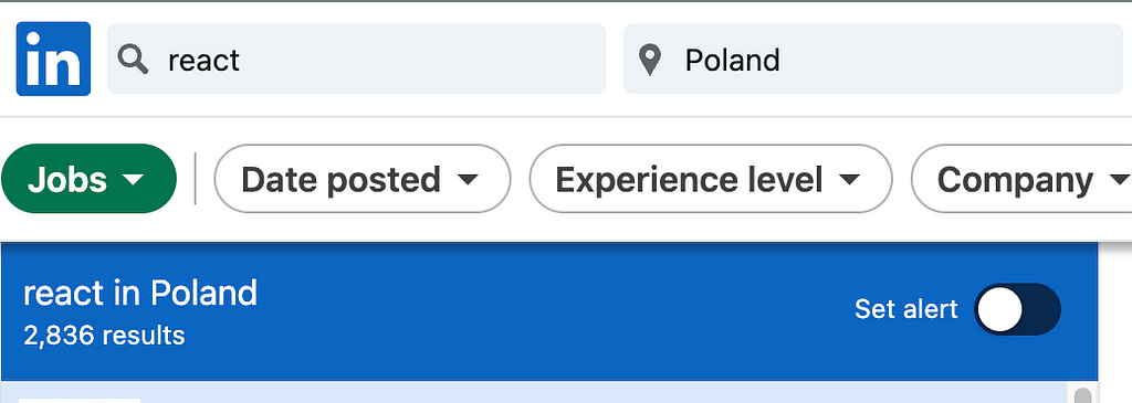 2836 react positions in Poland