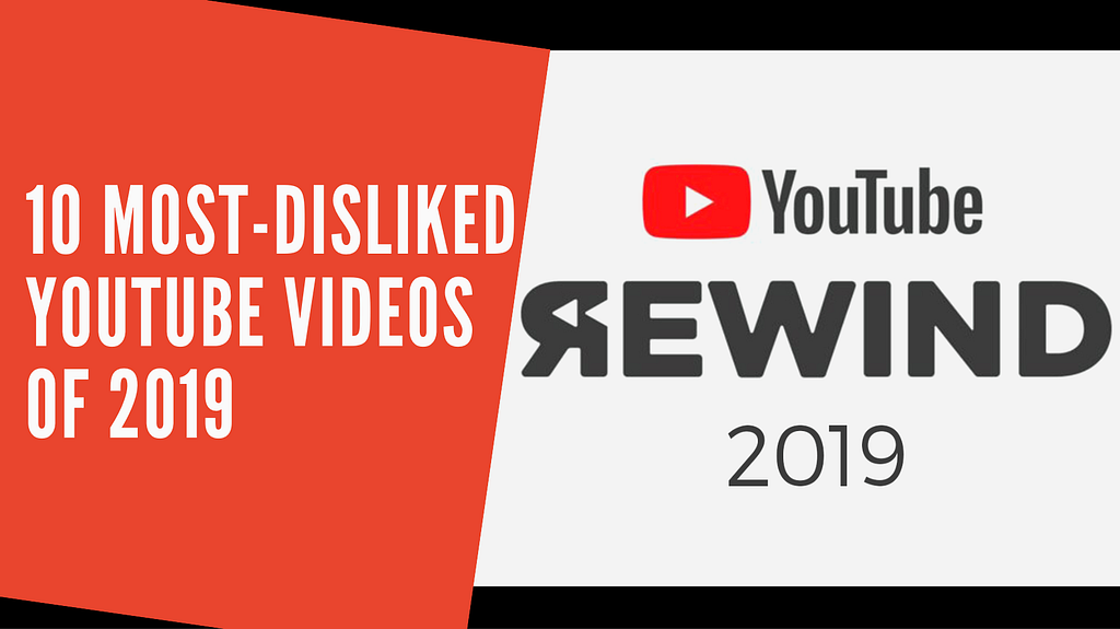 10 most-disliked YouTube videos of 2019