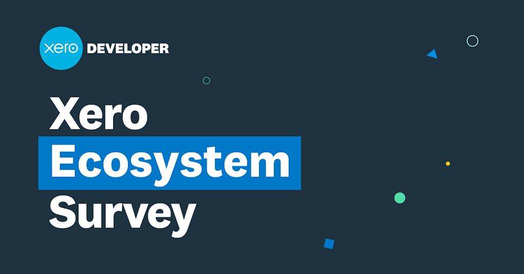 Header image that says ‘Xero ecosystem survey’