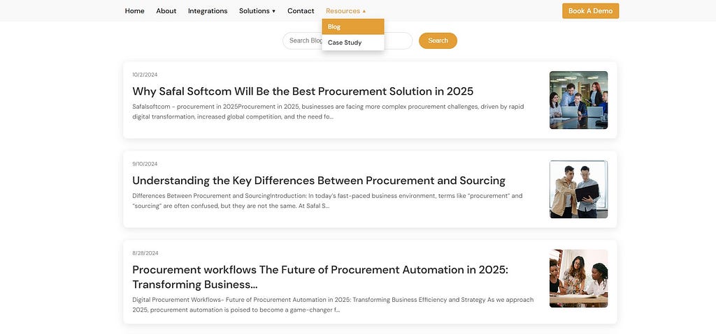 Fetching Blogs From Medium.com using react only standalone frontend Doing this.