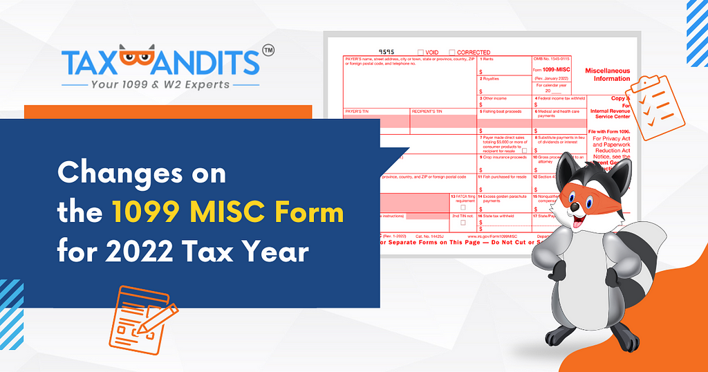 Form 1099-MISC Changes for 2022