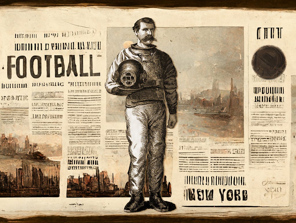 Arthur Pember, The Mermaid Hunter Who Invented Football, artwork by Paul Brown
