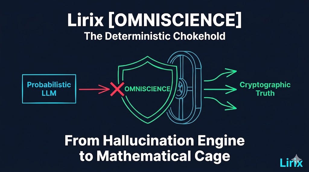 Architecting a Deterministic Chokehold for Web3 AI Agents: Inside the Lirix Engine
