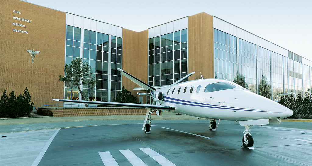 Photo of the FAA’s Civil Aerospace Medical Institute (CAMI).