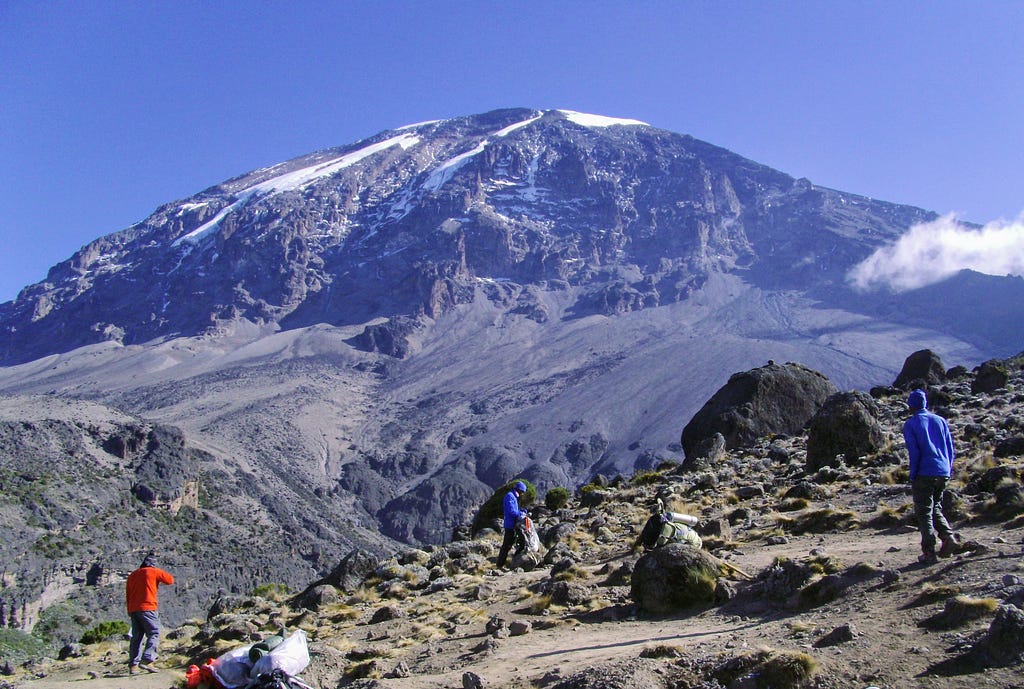 Glimpse of Mount Kilimanjaro