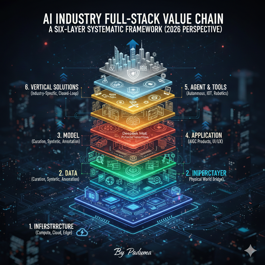 AI Industry Full-Stack Value Chain: A Six-Layer Systematic Framework (2026 Perspective)