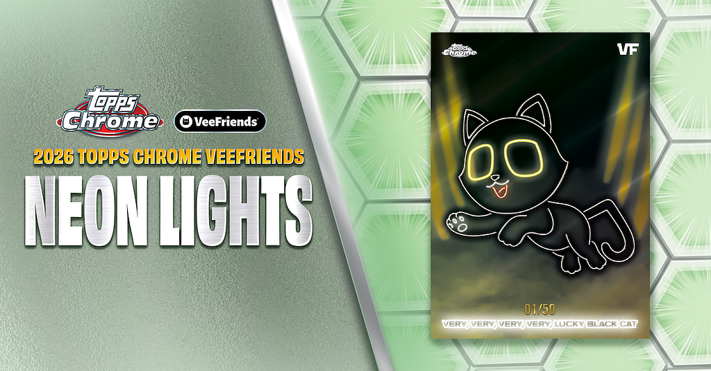 Road To Chrome: Spotlighting The Neon Lights Insert in Topps Chrome VeeFriends 2026