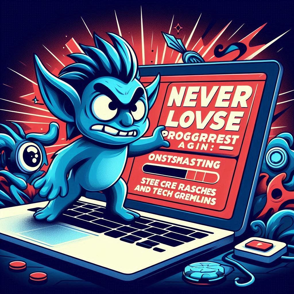 Never Lose Your Progress Again: Outsmarting Site Crashes and Tech Gremlins