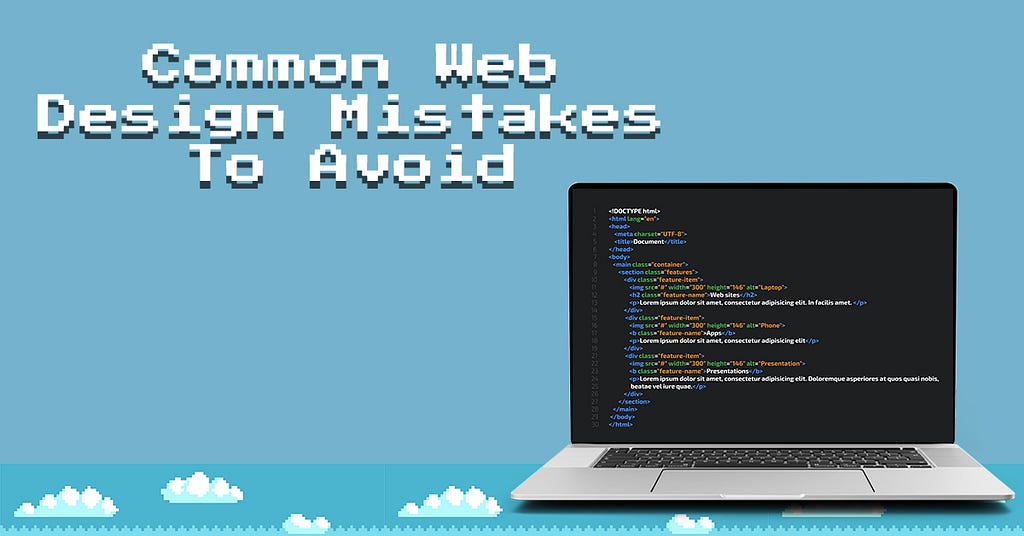 Common webdesign mistakes to avoid