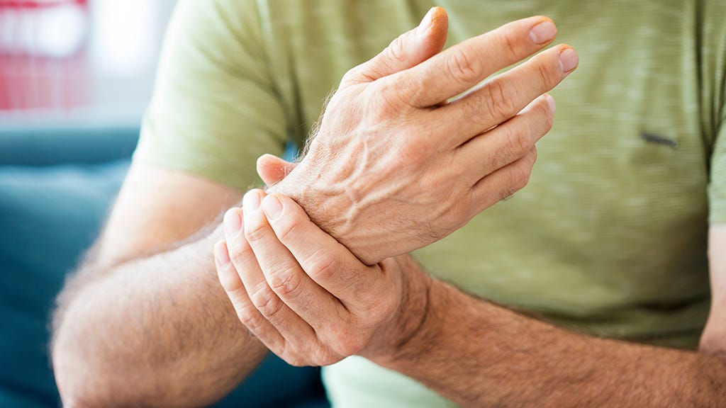 man having bone aches