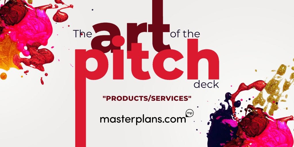 The Art of Pitch Deck Design: Products & Services Slide
