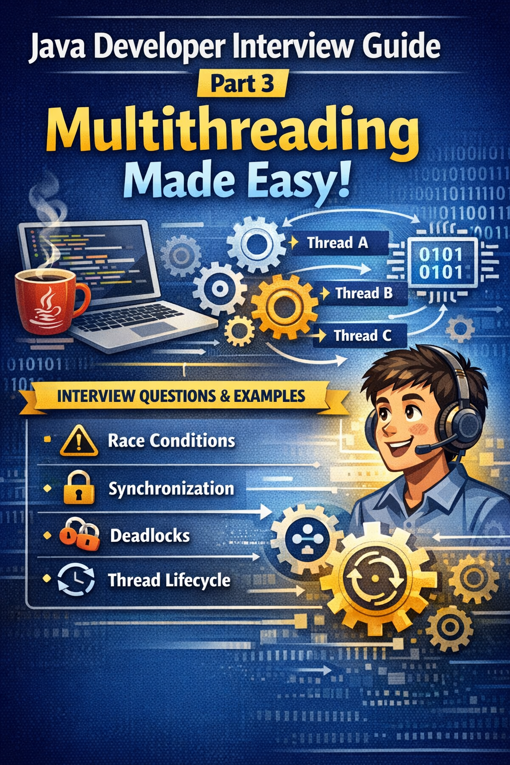 Crack Your Java Interview: Multithreading Explained Simply (Part 3)