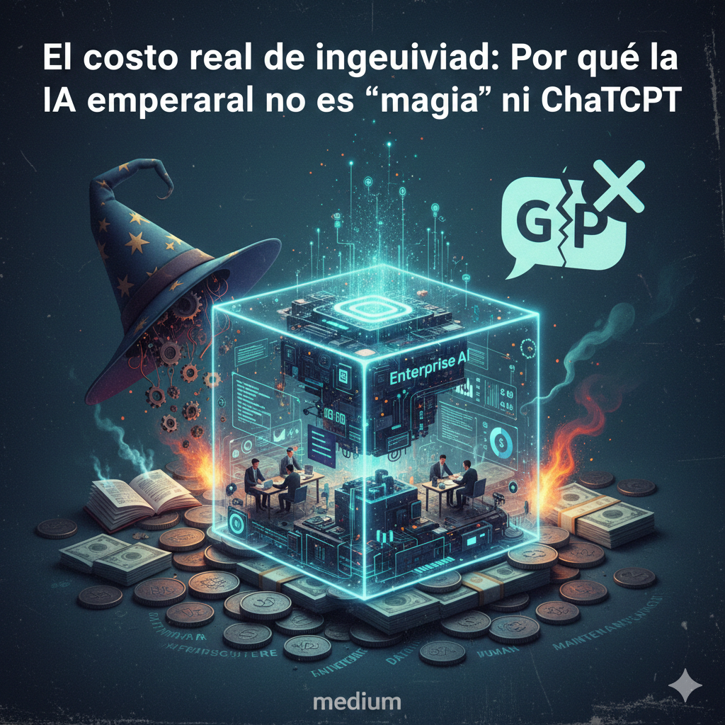 El costo real de la ingenuidad: Por qué la IA empresarial no es “magia” ni ChatGPT