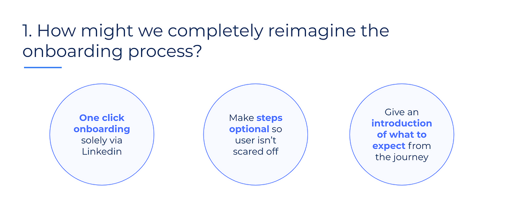 How might we completly reimagine the onboarding journey