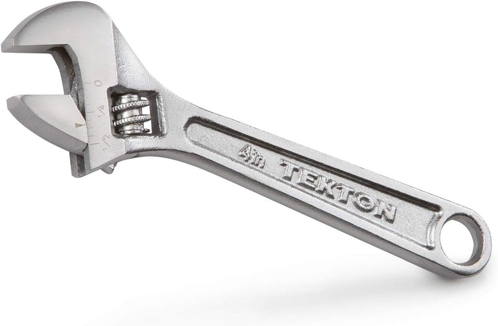 photo of adjustable wrench