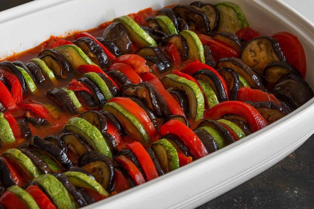ratatouille baked in the oven