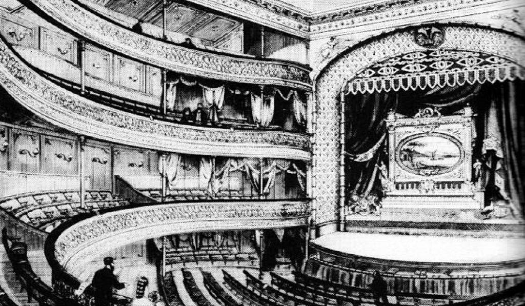 Melbourne’s Princess Theatre Opera House, circa 1900