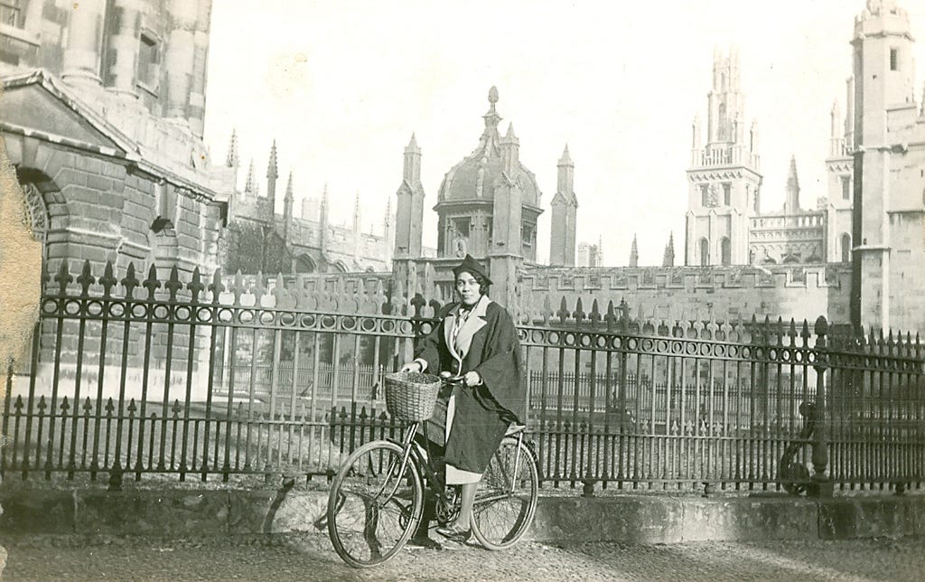 Merze Tate at Oxford.