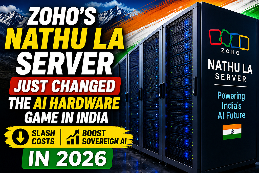 Zoho’s Nathu La Server Just Changed the AI Hardware Game in India.