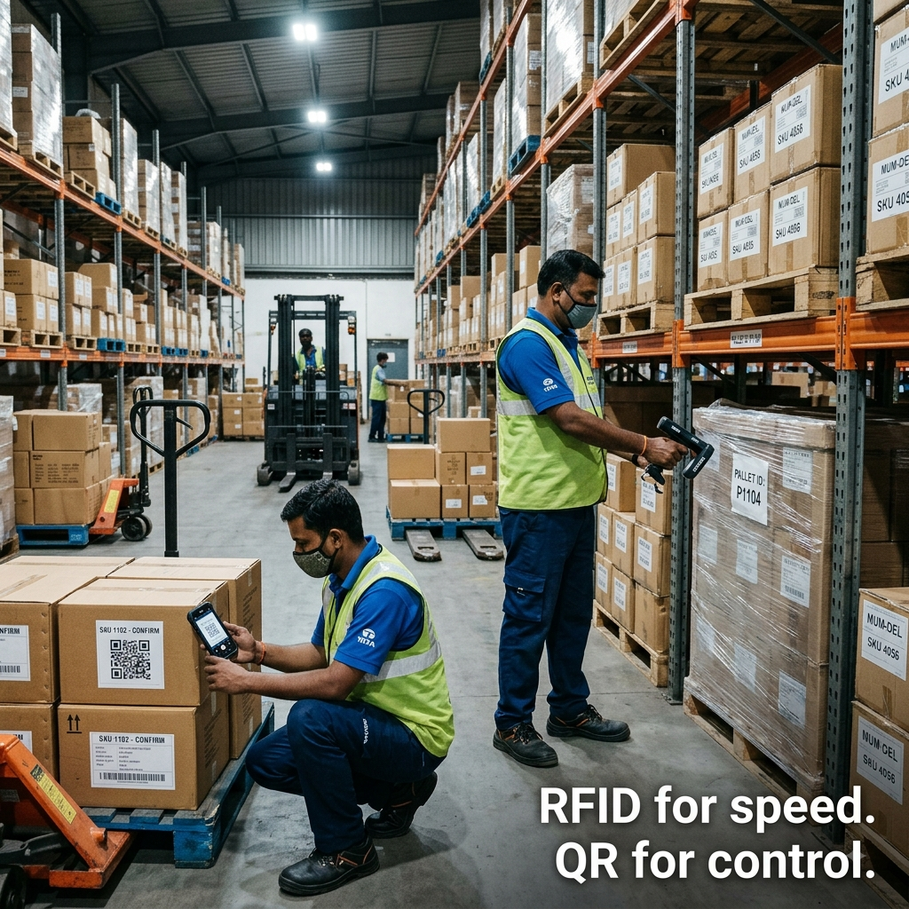 RFID Where Speed Matters. QR Where Control Matters.
