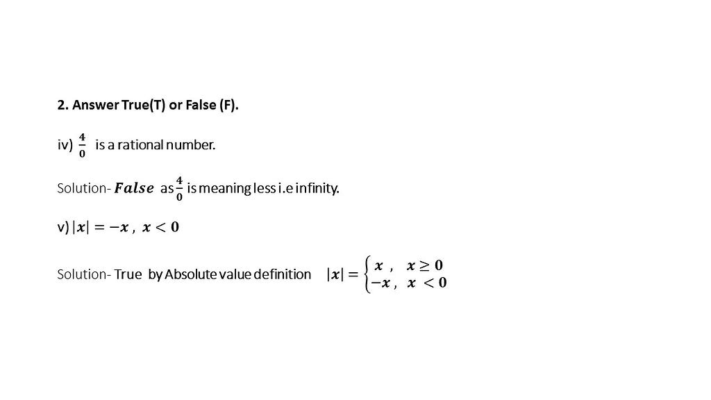 Absolute value of a rational number question