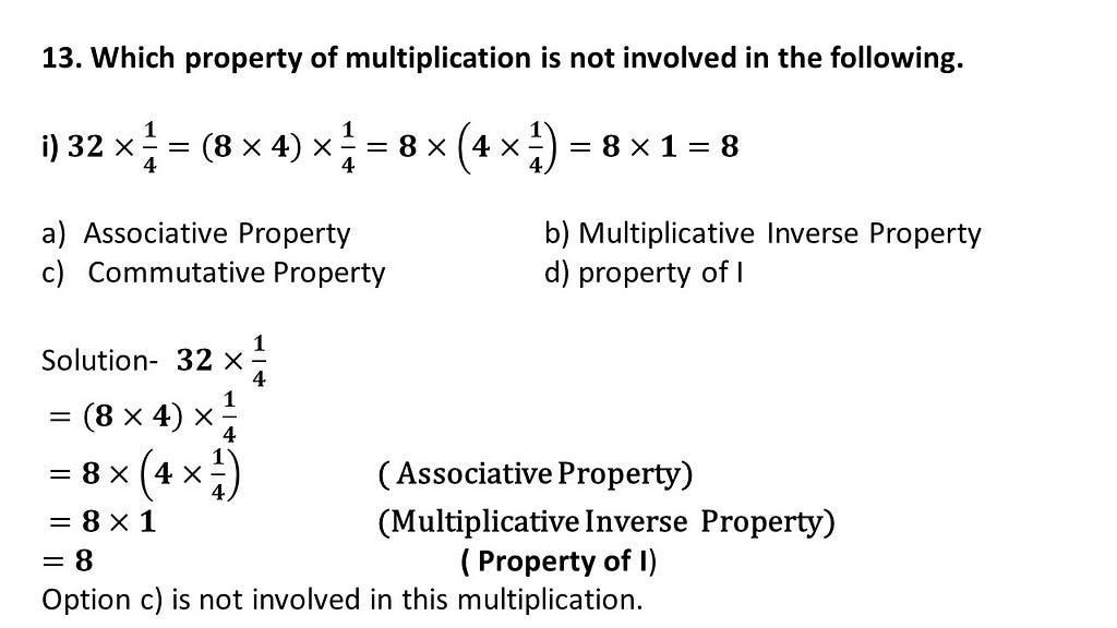 mcq on multiplication of rational numbers