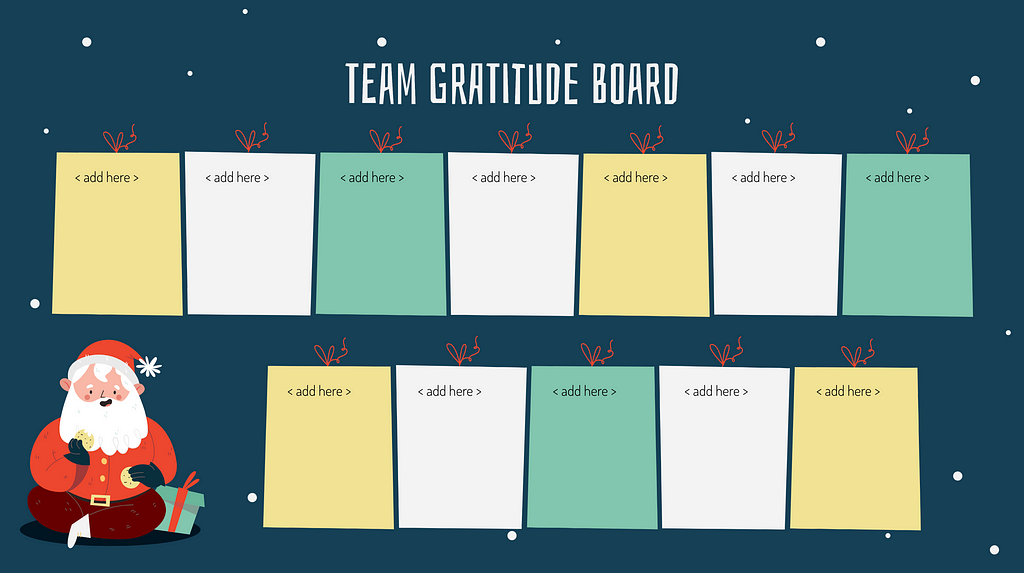 Team gratitude board