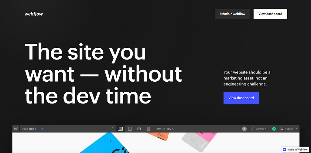 Webflow Home Page