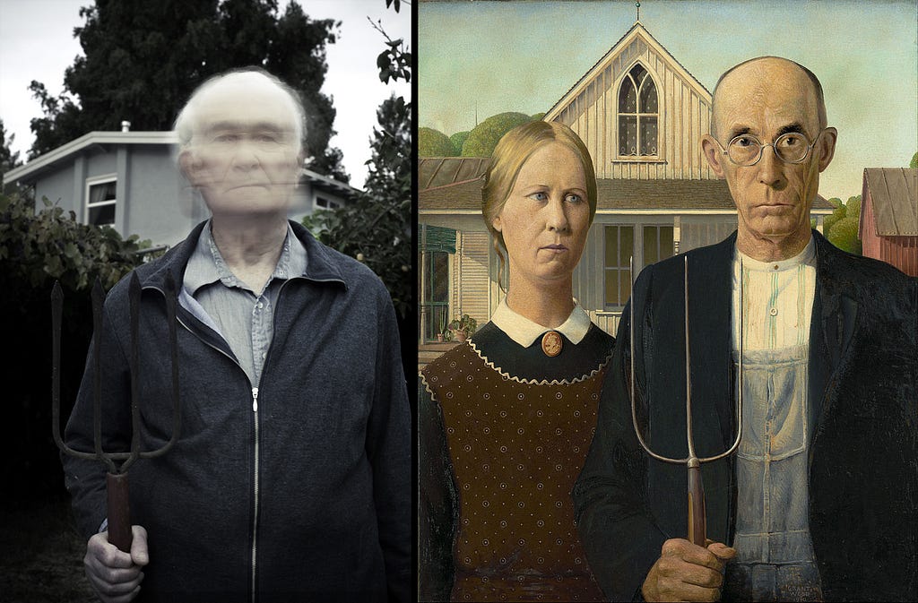 With Grant Wood’s ‘American Gothic’