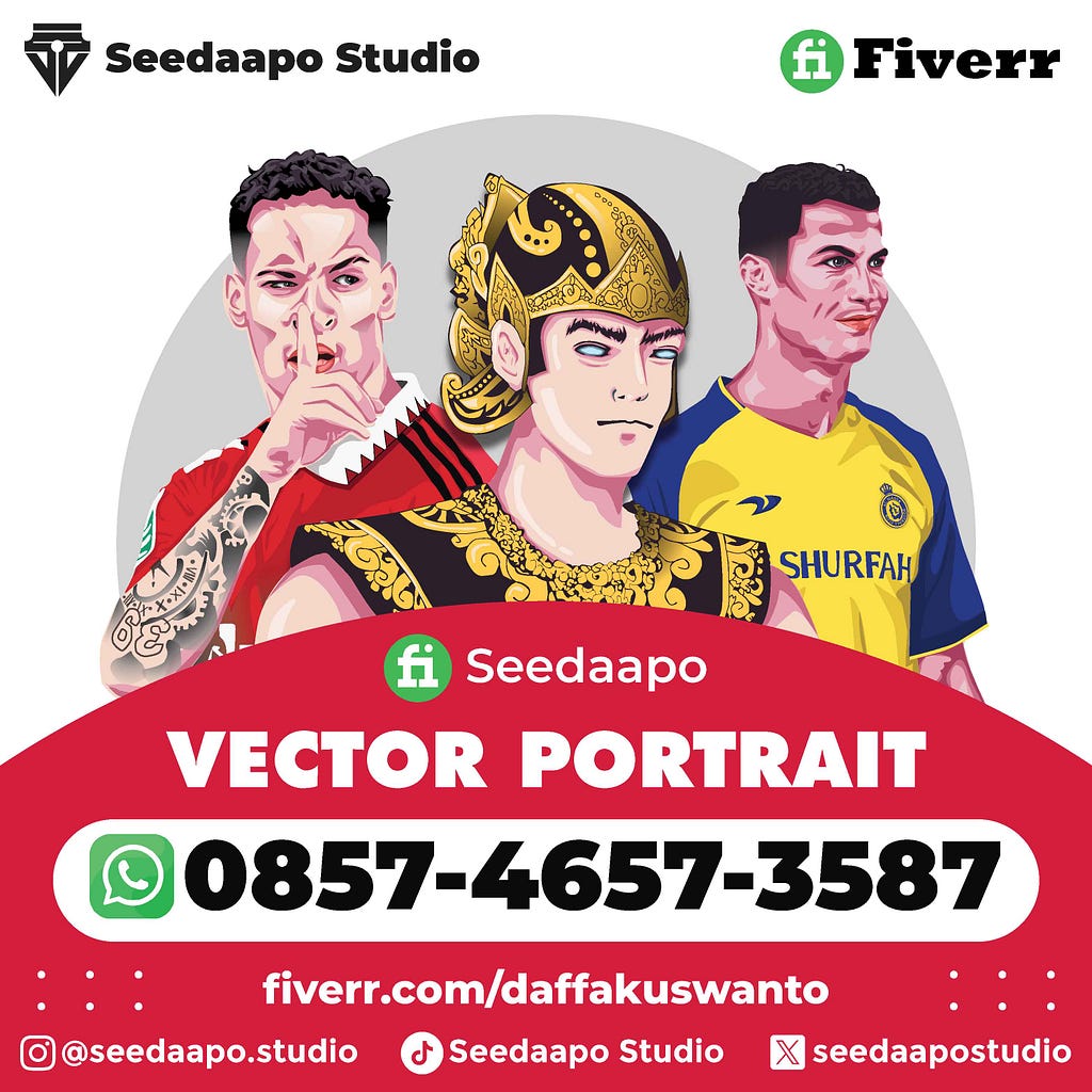 Rahasia Sukses Jasa Vector Art Portrait (Seedapo Studio): Tips Membuat Vector Portrait Profesional