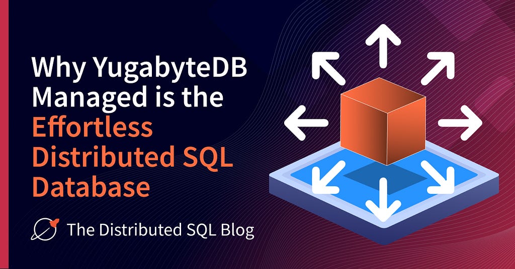 Why YugabyteDB Managed is the Effortless Distributed SQL Database Blog Post Image
