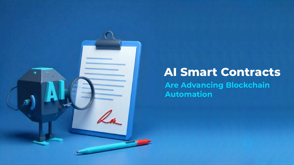 How AI Smart Contracts Are Advancing Blockchain Automation?
