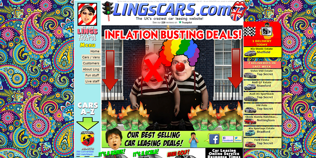 The UK’s craziest car leasing website!