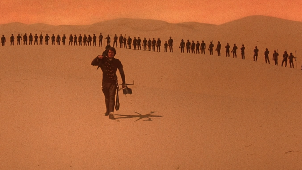 Kyle MacLachlan as Paul Atreides in the film Dune(1984).