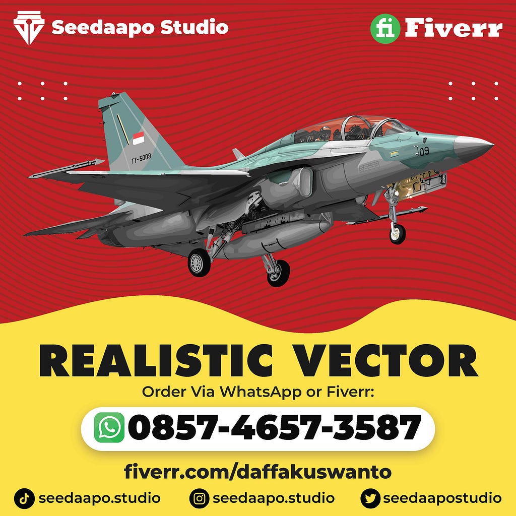 Jasa Vector Art Portrait Design, Hub 085–746–573–587