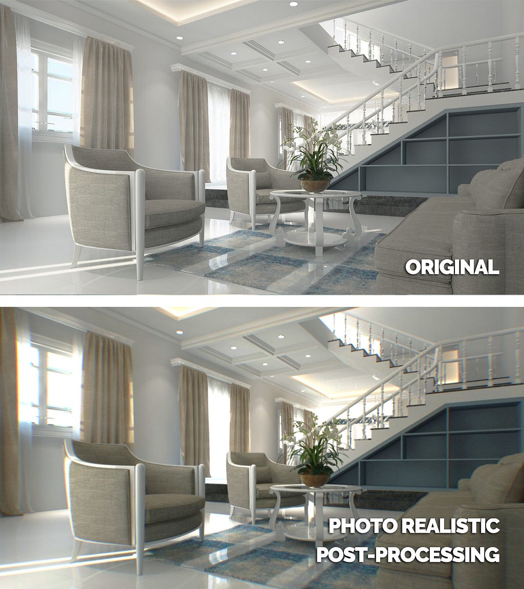 Photo Realistic Render Post Processing