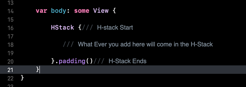 H-stack and V-Stack in SwiftUI