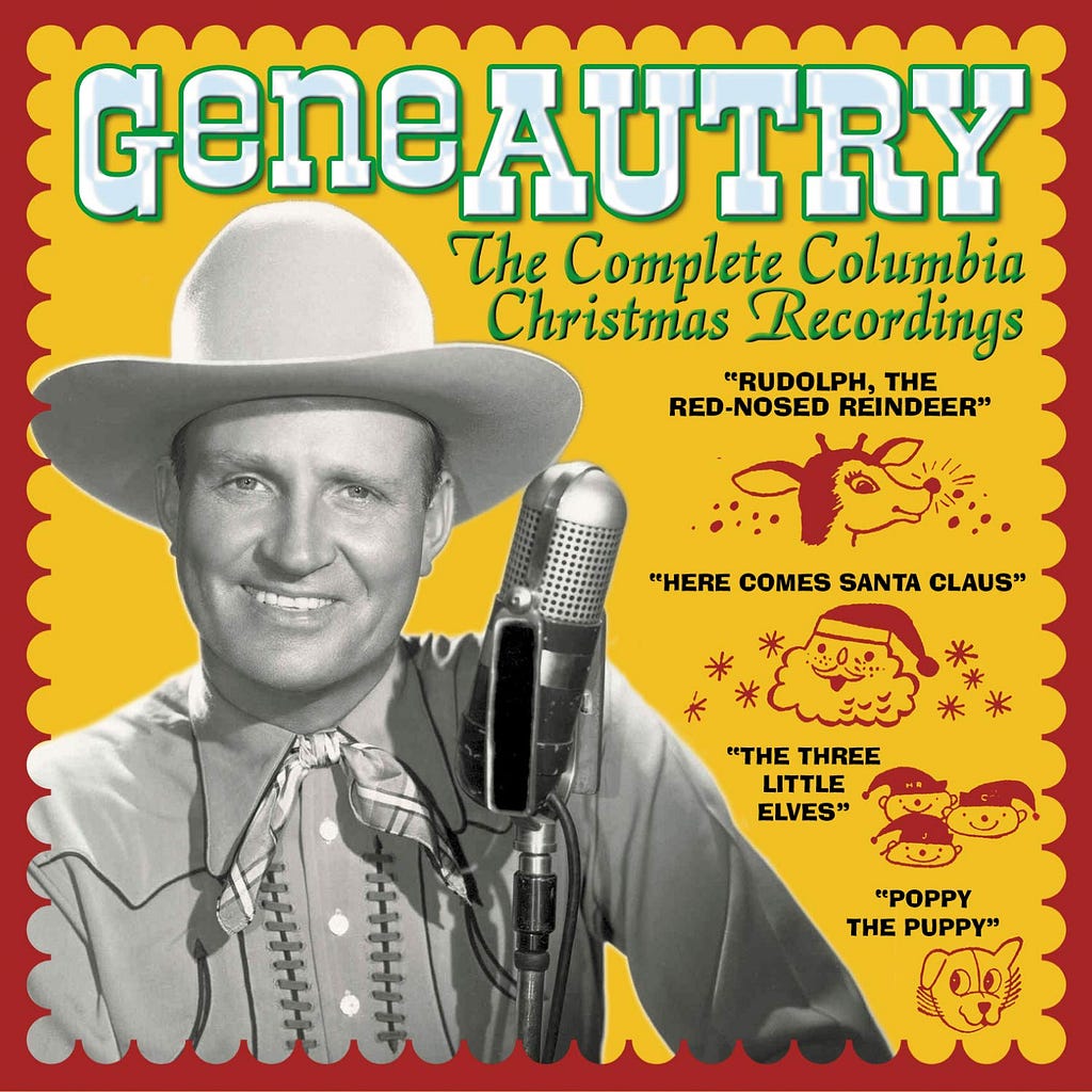 Gene Autry Christmas recordings album cover