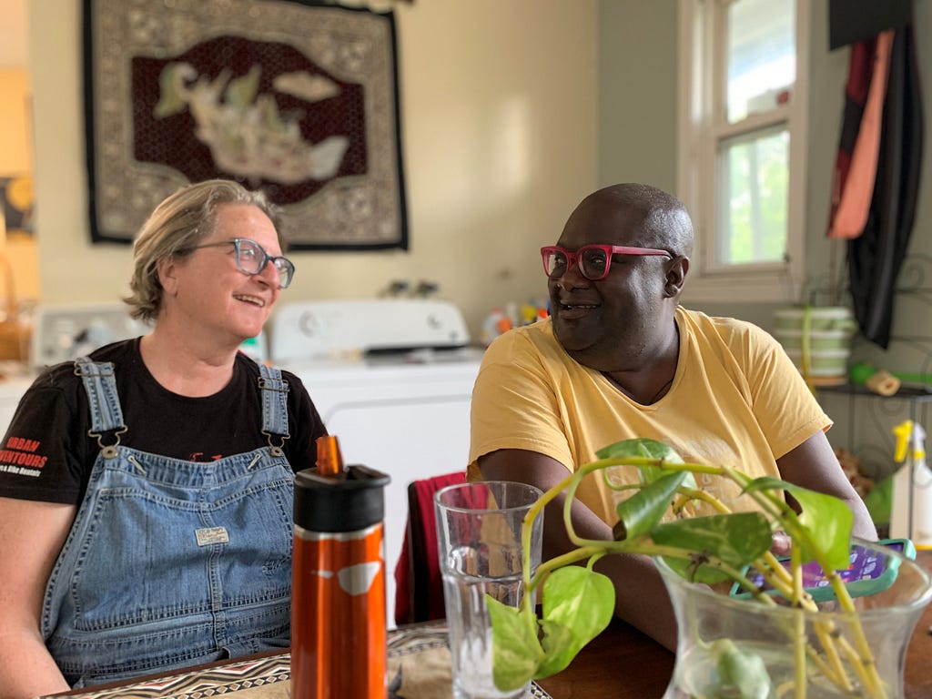 Kelley Ready (left) and Jacquie Bishop (right). Photo: Urjasi Rudra