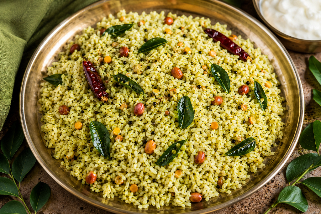Curry Leaves Rice (Karuveppilai Sadam): The 20-Minute South Indian Lunch That Cools You Down on a…