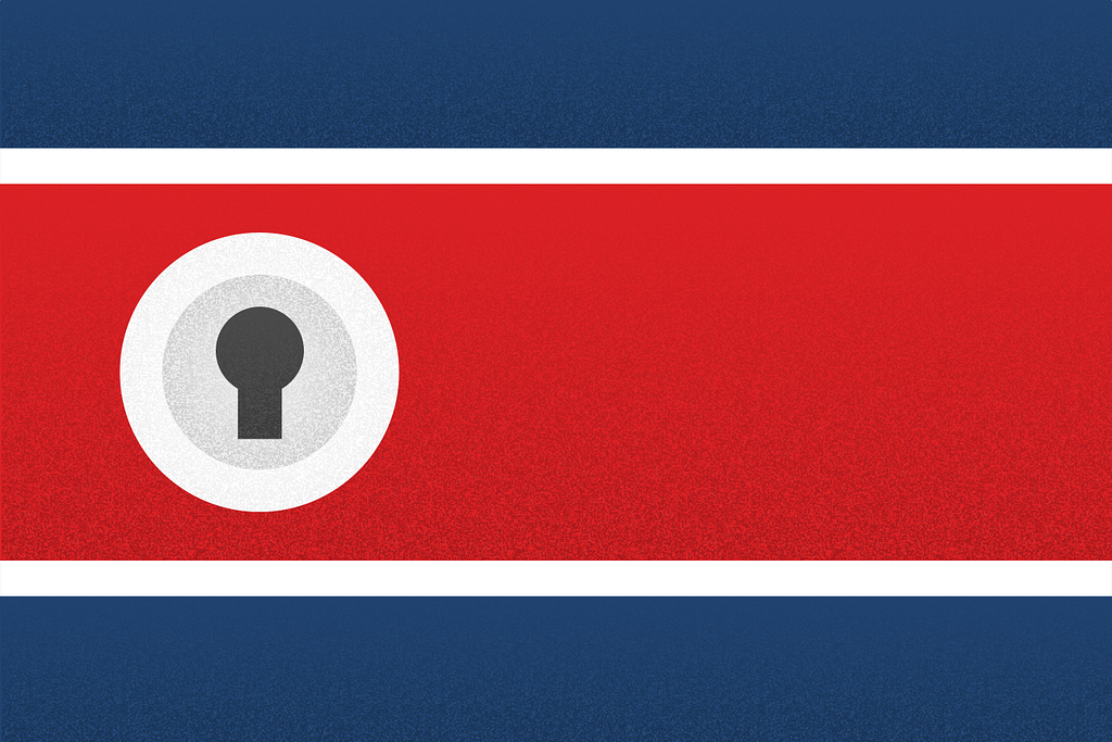 North Korea / Isolation Flag