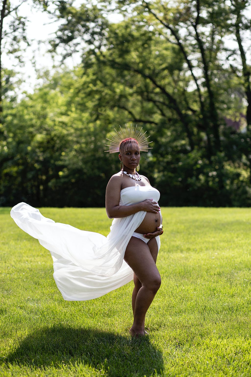 Black women with doula support