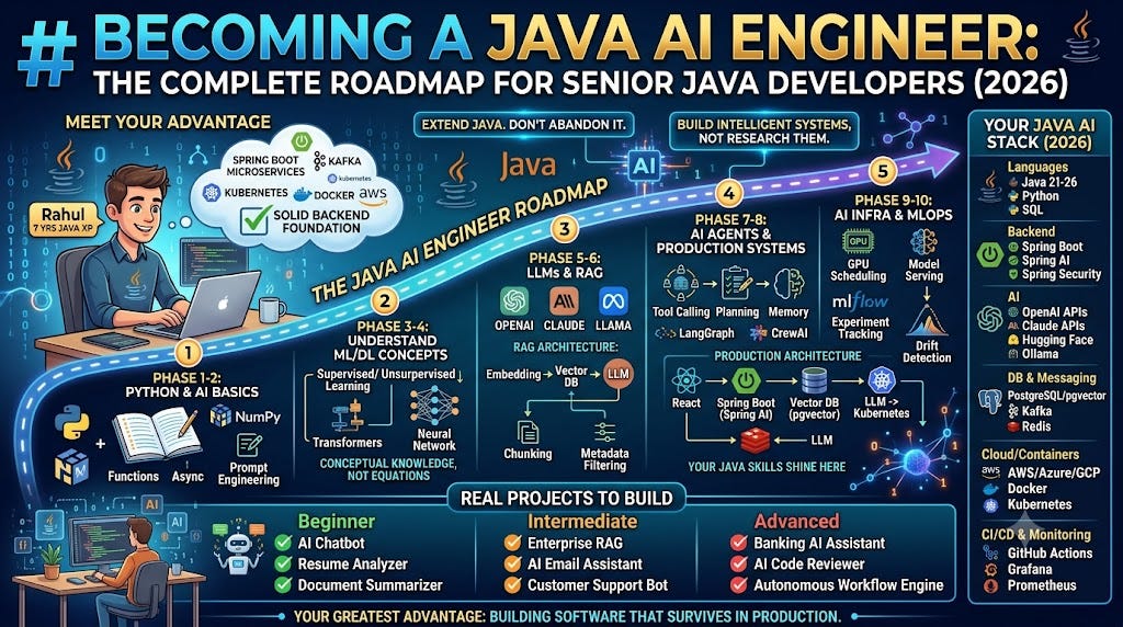 Becoming a Java AI Engineer: The Complete Roadmap for Senior Java Developers (2026)