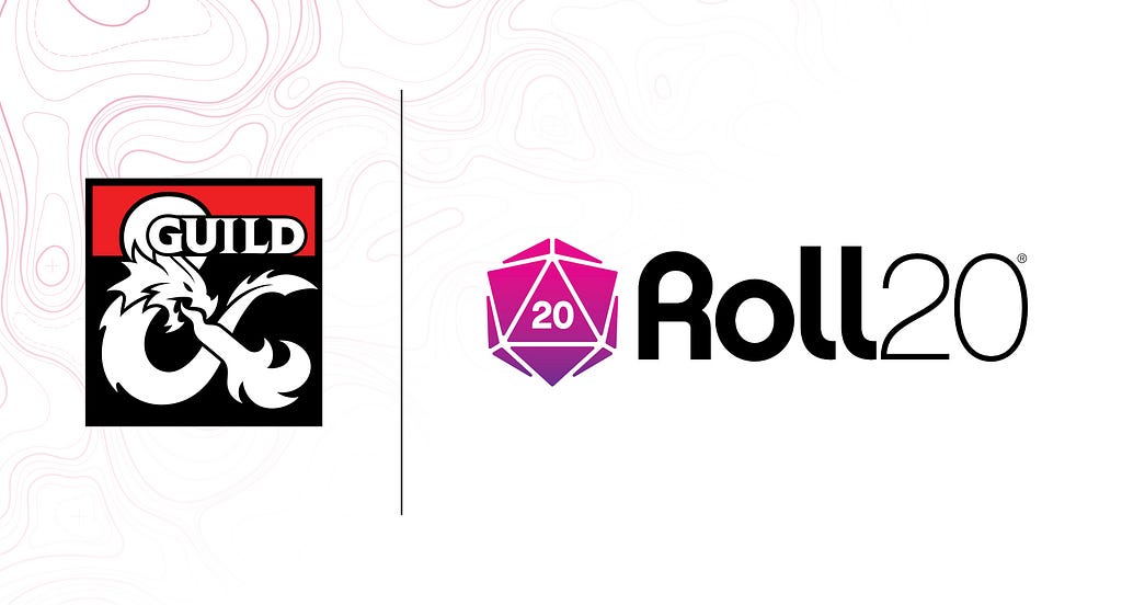 Dungeon Masters Guild and Roll20 logos